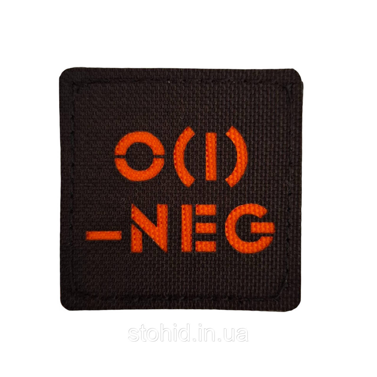 Квадратний патч група крові 1- Оранжевий 5х5 Стохід 1-, фото 1