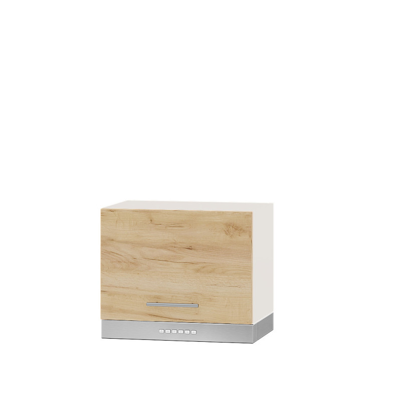 Кухонний модуль під витяжку Оптіма Верх В15-500 Білий/Дуб Крафт Золотий 500х296х360 мм (DTM-072378), фото 1