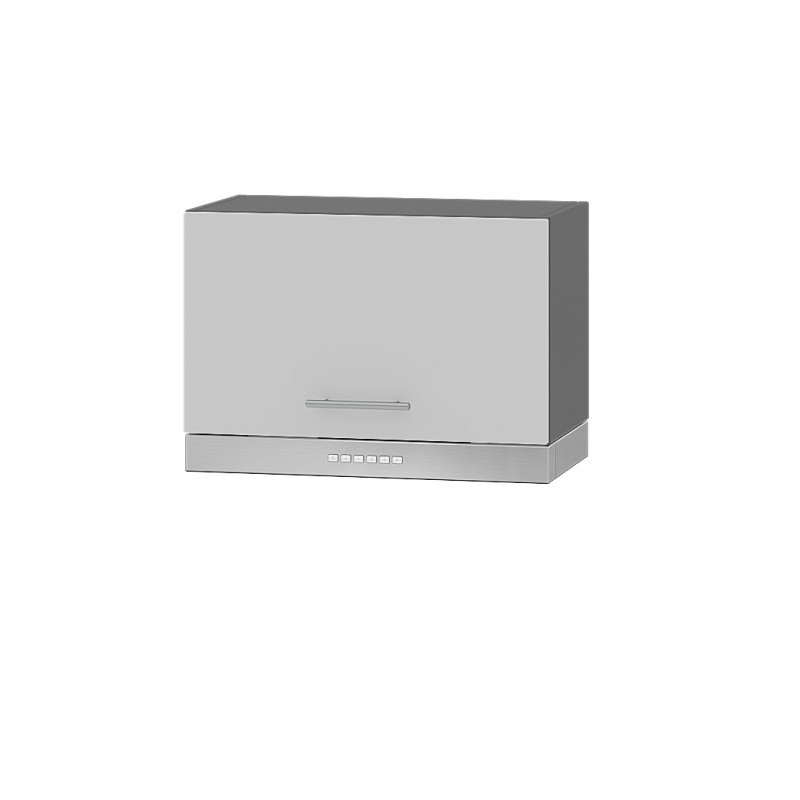 Кухонний модуль під витяжку Оптіма Верх В15-600 Антрацит/Німфея Альба (Білий) 600х296х360 мм (DTM-072395), фото 1