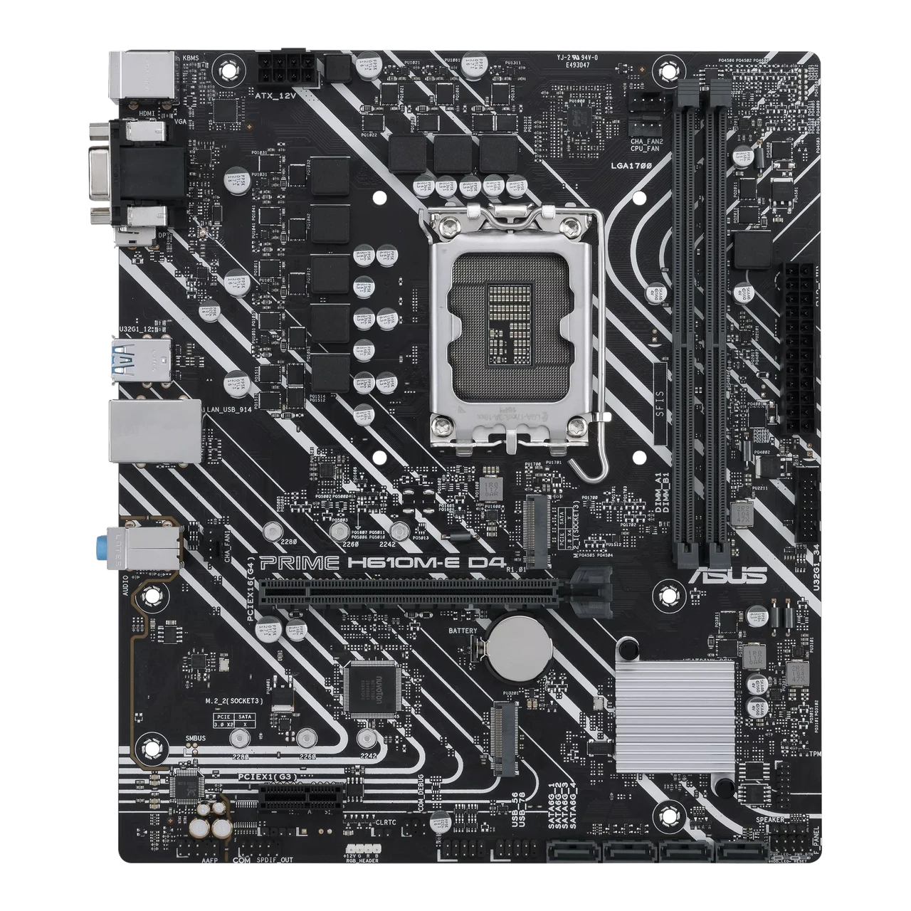 Материнська плата Asus PRIME H610M-E D4-CSM, фото 1