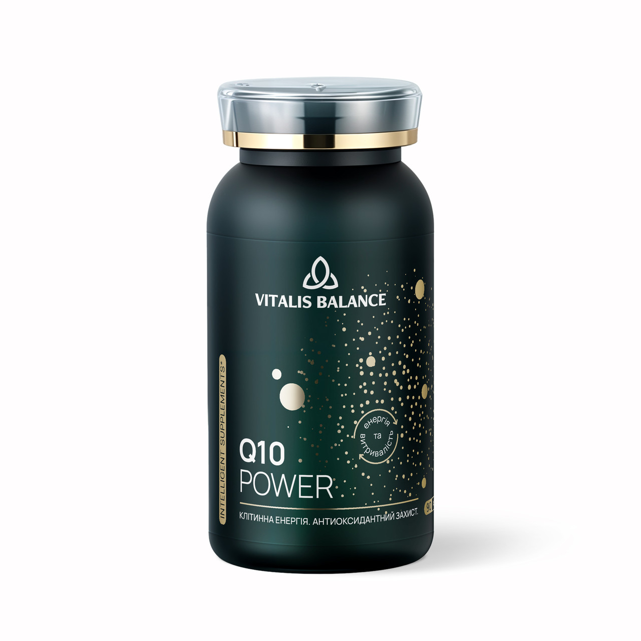 Дієтична добавка Vitalis Balance "Q10 Power" (К'Ю 10 ПАВЕР), Коензим Q10 + Спіруліна, 90 капсул, фото 1