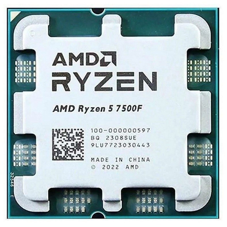 Процесор AMD Ryzen 5 7500F 5.0GHz/32MB, sAM5 TRAY(100-000000597), фото 1