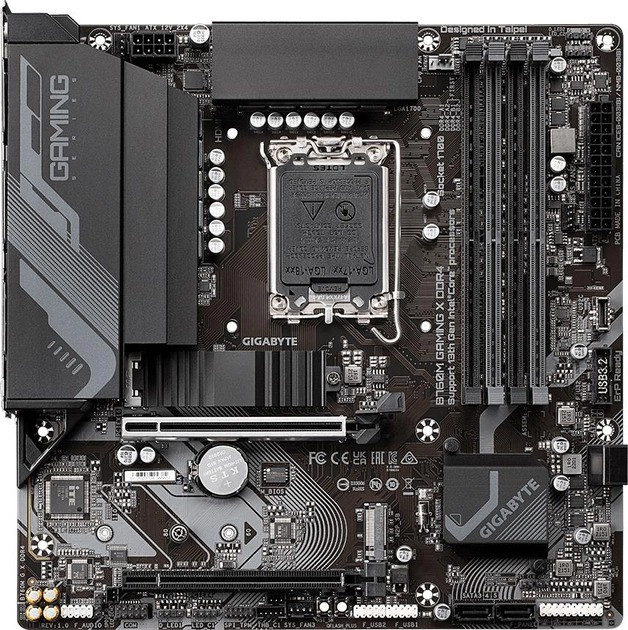 Материнська плата GIGABYTE B760M GAMING X DDR4 (s1700, Intel B760, PCI-Ex16), фото 1