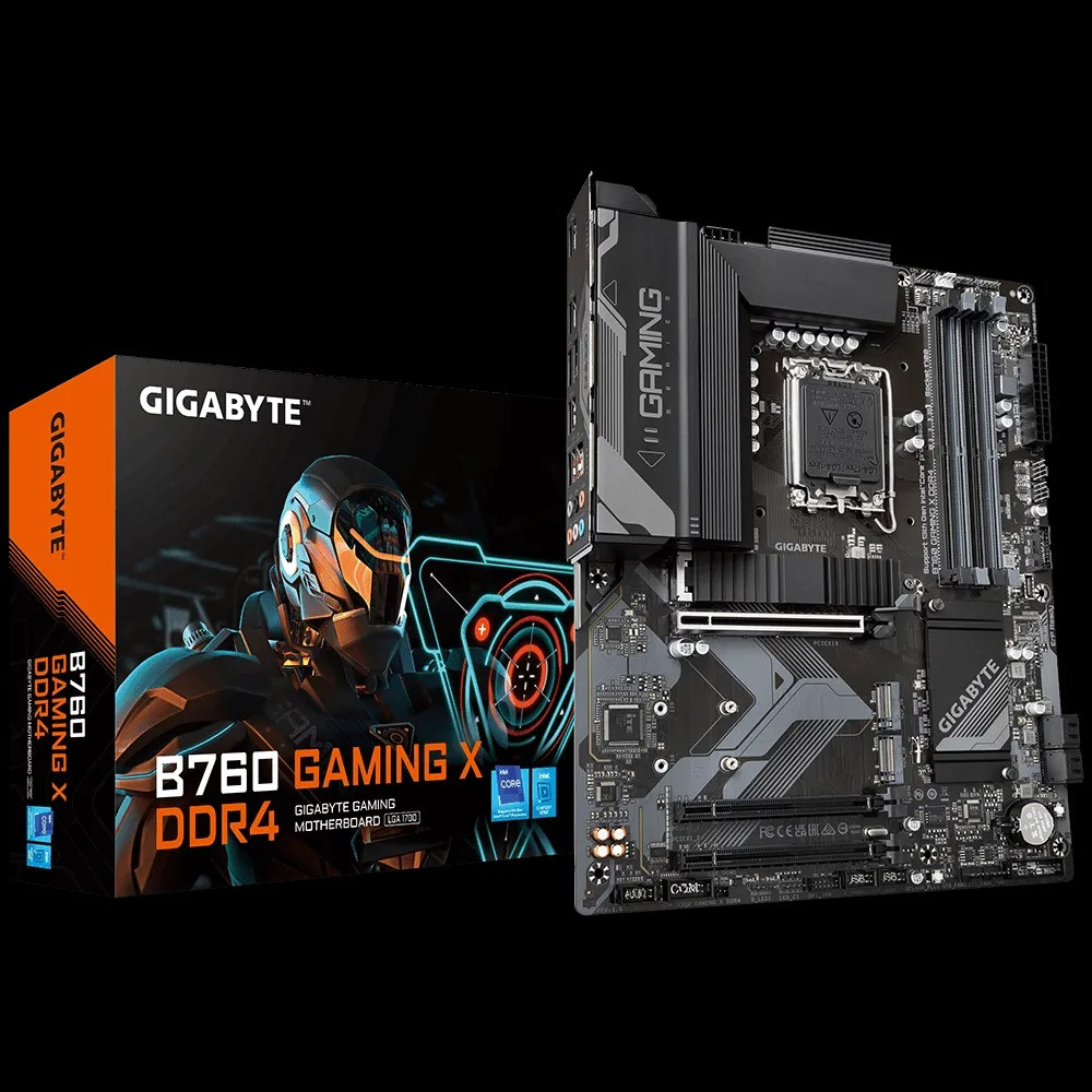 Материнська плата GIGABYTE B760 GAMING X DDR4 (s1700, Intel B760, PCI-Ex16), фото 1