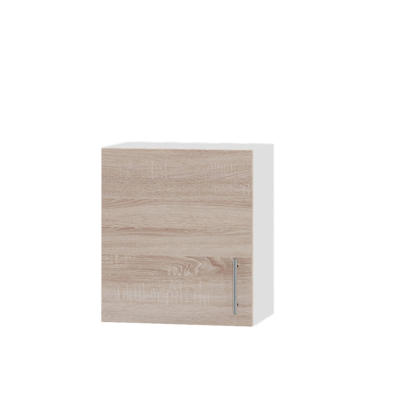 Кухонний модуль Оптіма Верх В20-500 Білий/Дуб Сонома 500х296х560 мм (DTM-072542), фото 1