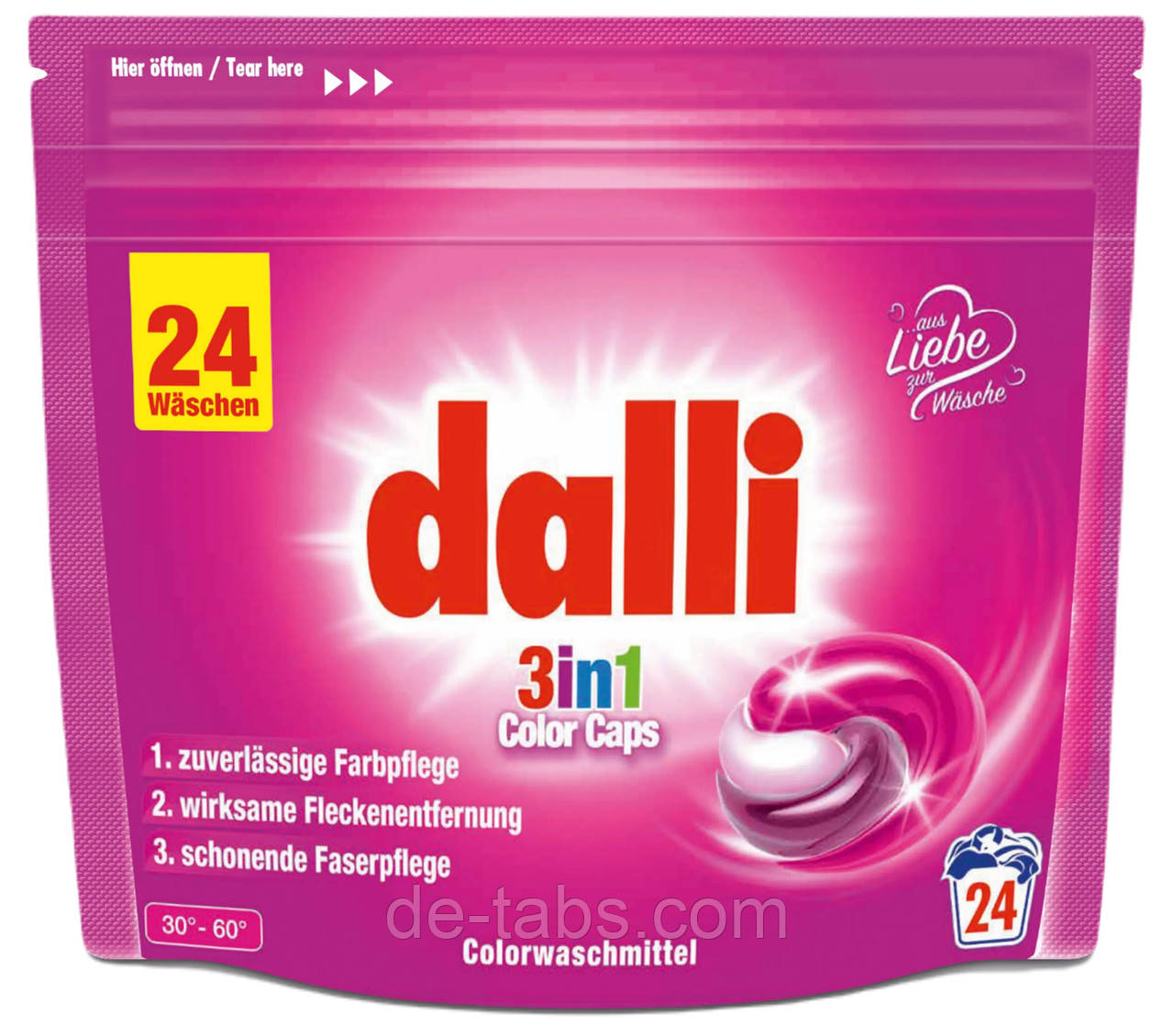 Dalli Color капсули для прання 24 шт