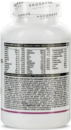 Комплекс вітамінів для жінок Progress Nutrition Pro Woman Multivitamin Complex 60 таб, фото 2