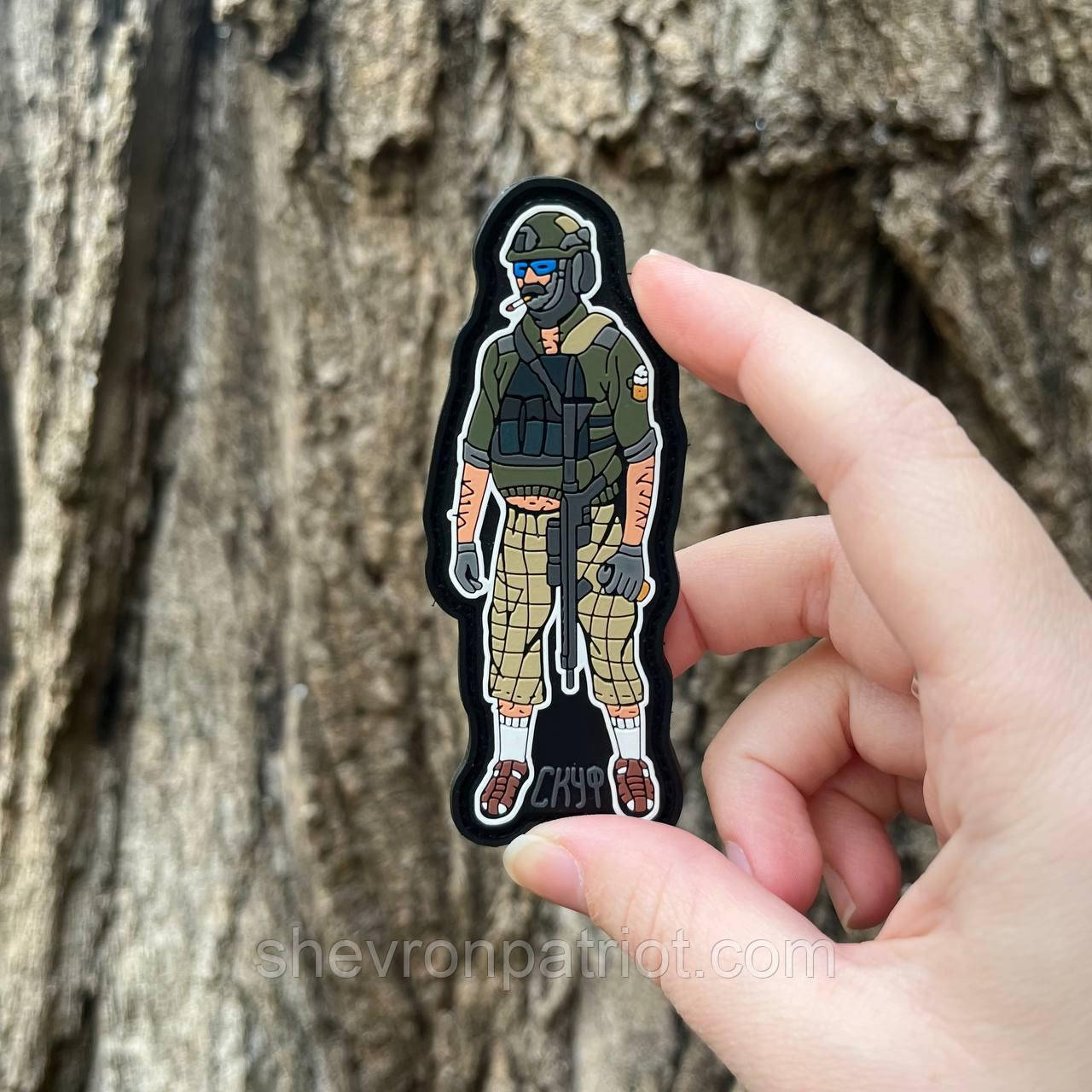 №ПВХ006 Шеврон "СКУФ", фото 1