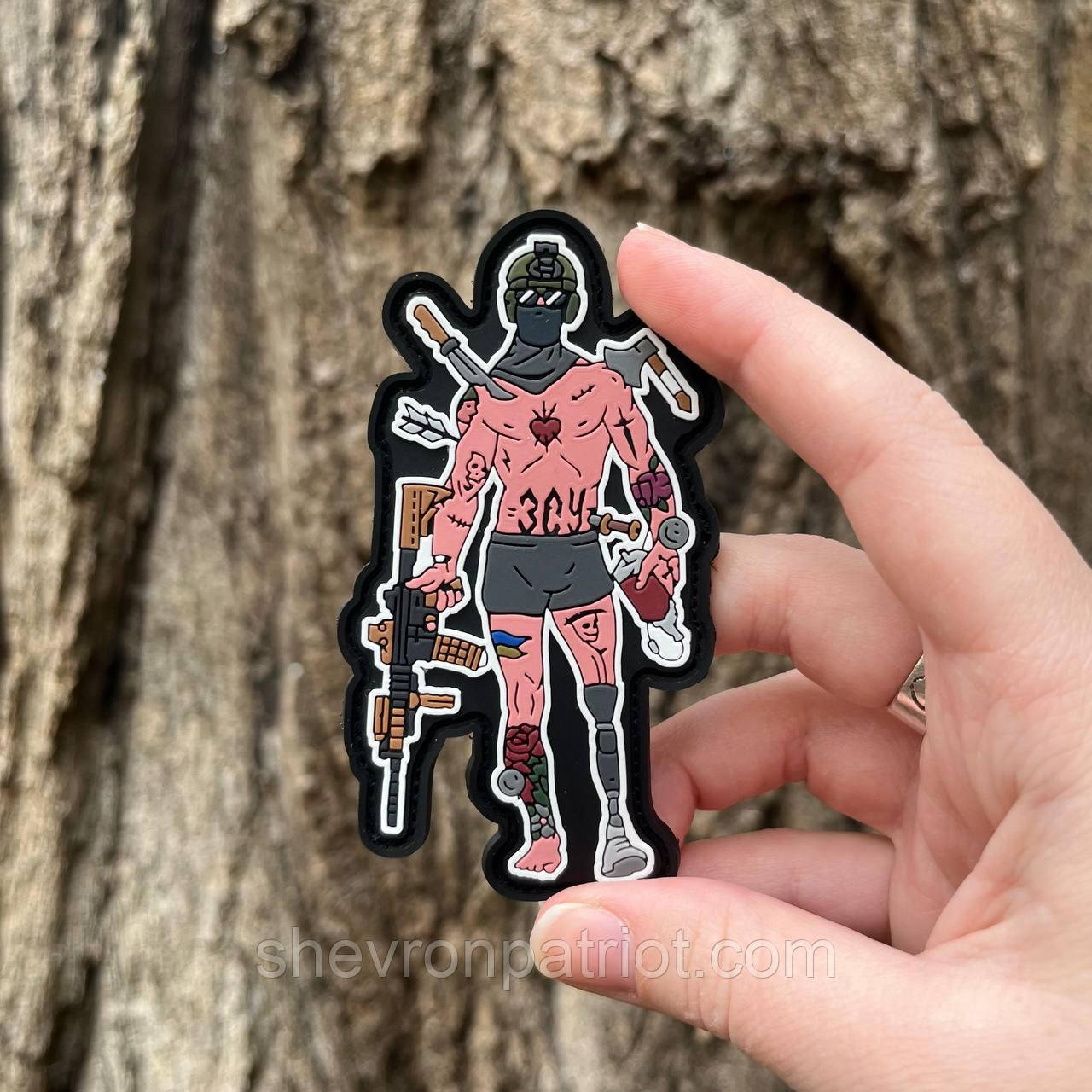 №ПВХ007 Шеврон "ЗСУ ВОЇН", фото 1