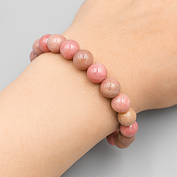 Родоніт Орлець Ø8 браслет, 0384ТР