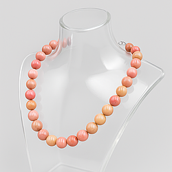 Родоніт Орлець Ø8 намисто, 0655ОР