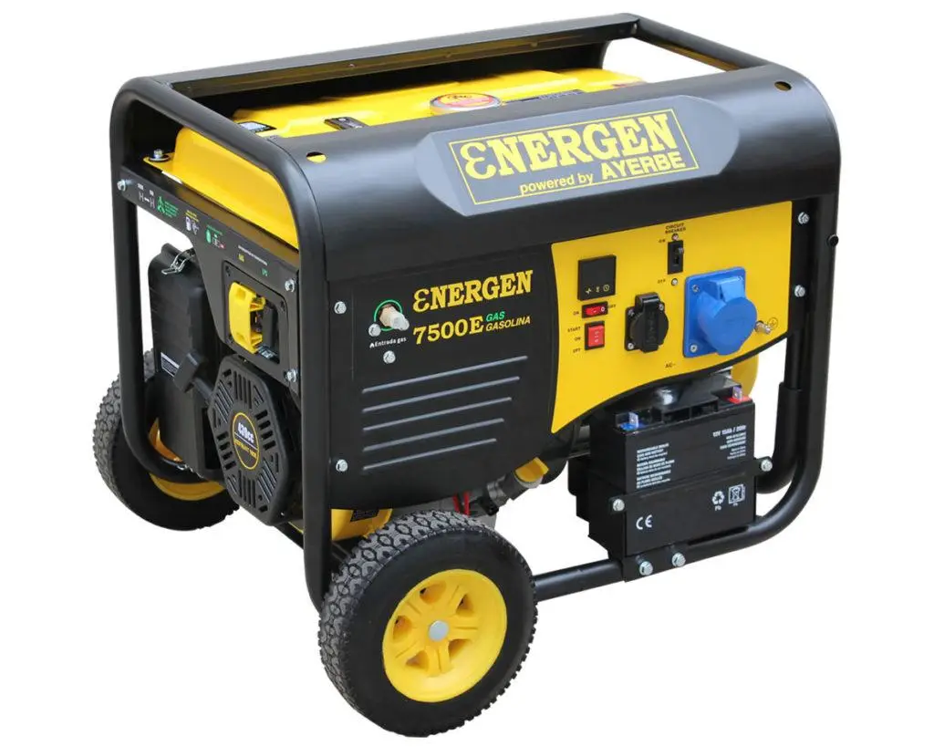 Газовий електрогенератор Ayerbe ENER-GEN 7500 DUAL з елекричним запуском (арт.EN7500E.GAS), фото 1