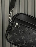 Сумка чоловіча LV чорний, фото 6