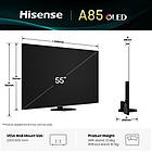 Телевізор HISENSE 55A85Q, фото 7