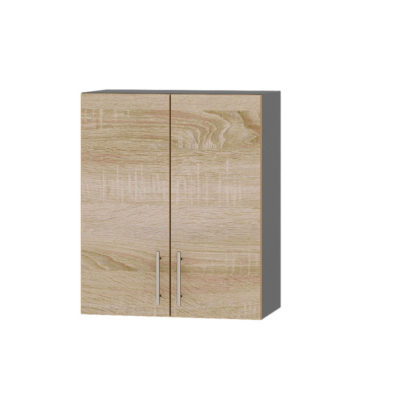 Кухонний модуль Оптіма Верх В10-600 Антрацит/Дуб Сонома 600х296х720 мм (DTM-071927), фото 1