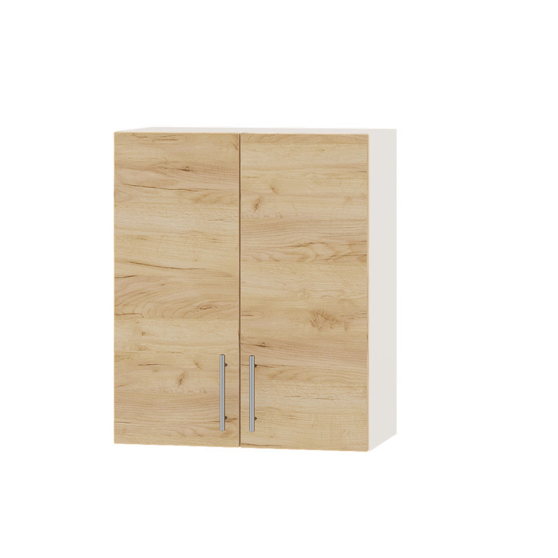 Кухонний модуль Оптіма Верх В10-600 Білий/Дуб Крафт Золотий 600х296х720 мм (DTM-071933), фото 1