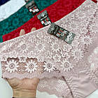 Жіночі ажурні трусики №31069 Biweier Мікс, фото 4