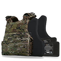 Бронежилет (M) Militex Modular X-1 (збільшена площа захисту) з балістичними пакетами, Multicam, 1 клас