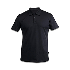 Тактична чорна футболка(поло) Militex