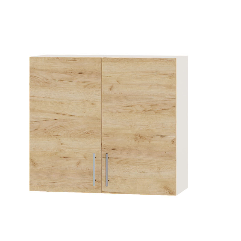 Кухонний модуль Оптіма Верх В10-800 Білий/Дуб Крафт Золотий 800х296х720 мм (DTM-072071), фото 1