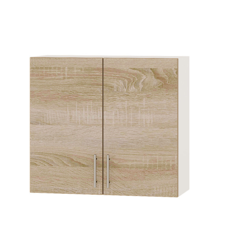 Кухонний модуль Оптіма Верх В10-800 Білий/Дуб Сонома 800х296х720 мм (DTM-072072), фото 1