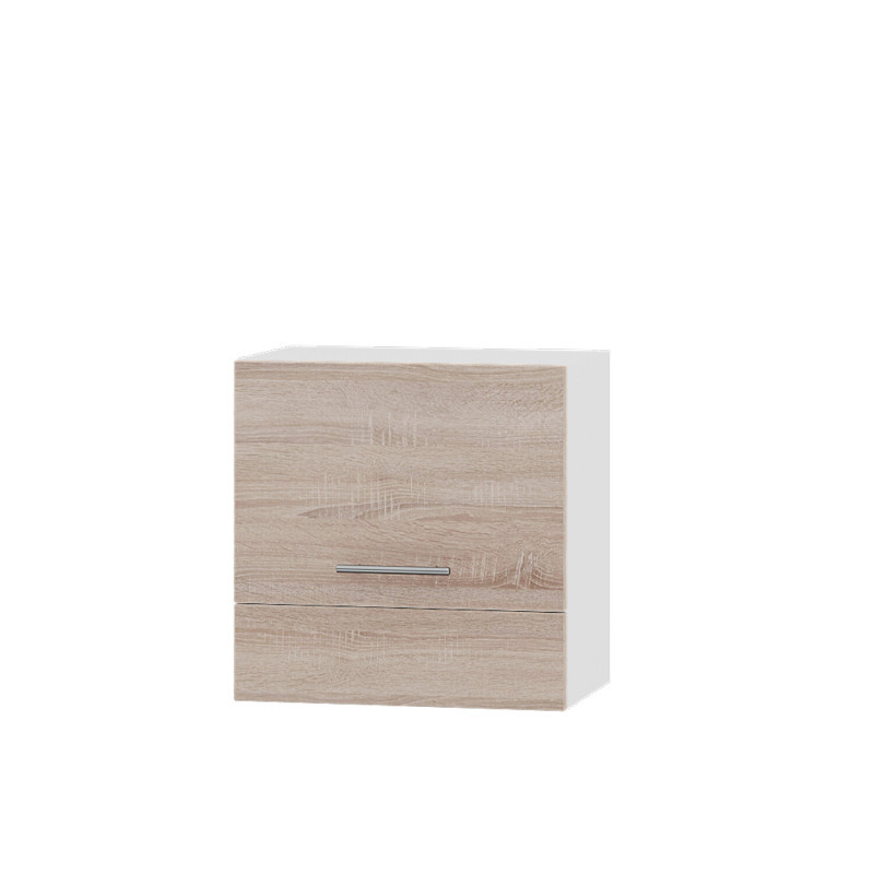 Кухонний модуль Оптіма Верх В11-500 Білий/Дуб Сонома 500х296х360 мм (DTM-072100), фото 1