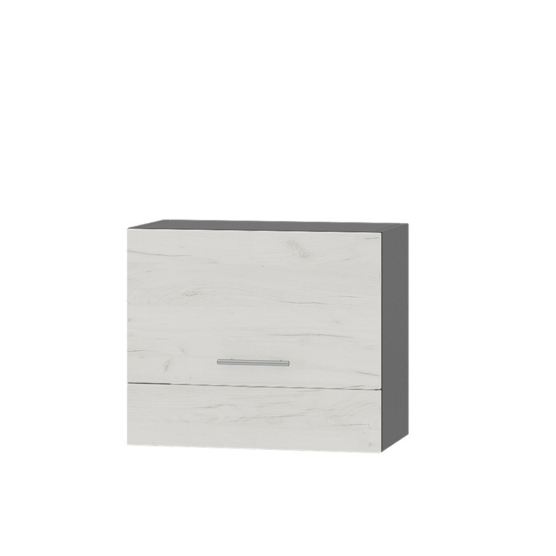 Кухонний модуль Оптіма Верх В11-600 Антрацит/Дуб Крафт Білий 600х296х360 мм (DTM-072112), фото 1