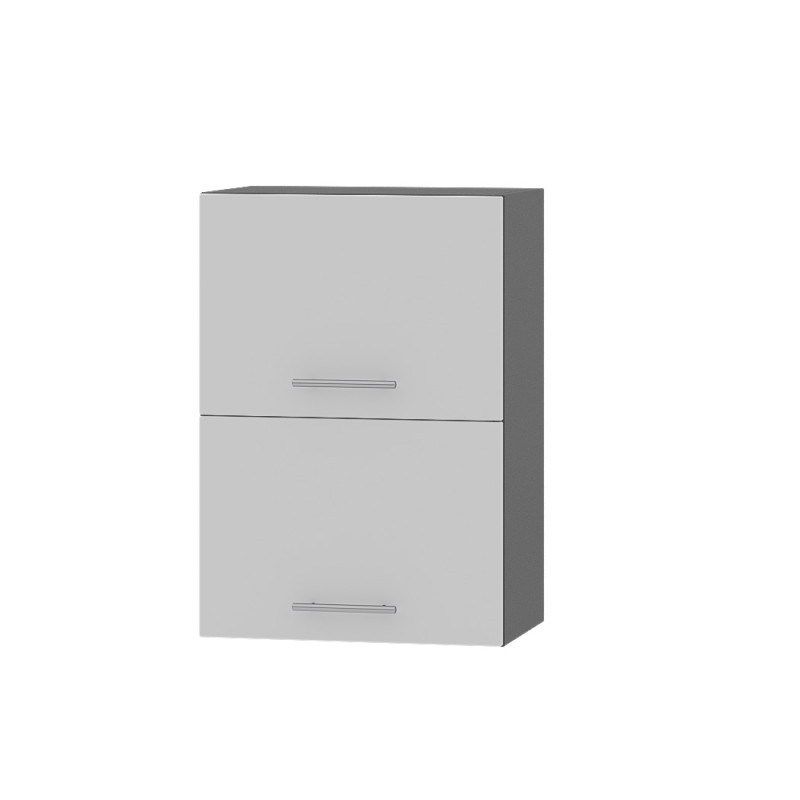 Кухонний модуль Оптіма Верх В14-500 Антрацит/Німфея Альба (Білий) 500х296х720 мм (DTM-072219), фото 1