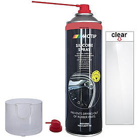 Універсальне силіконове мастило спрей Motip 500мл
