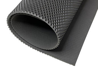Лист EVA для автокилимів РОМБ 145х250х1 см Темно-сірий