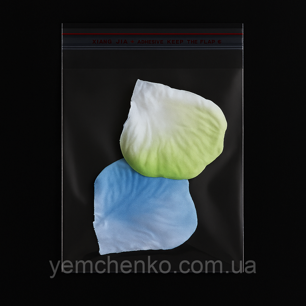 Пакети поліпропіленові з клейкою стрічкою д 380×110 ш, мм, 40 мм клапан, 25 мкм, прозорі — 1 уп/100 шт, фото 1