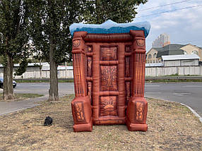 Надувна декорація двері з орнаментом для сцени та виставок 4 метра, фото 2