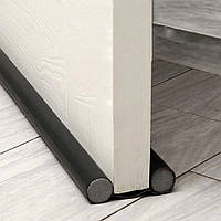 Ущільнювач для дверей гнучкий 93,5x3 см, Темно-сірий (Утеплювач під двері від протягів і пилу)