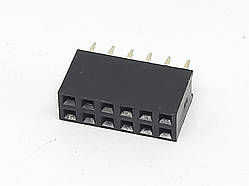 2х6P гніздо штирьове дворядне 12 pin