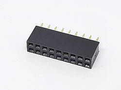 2х9P гніздо штирьове дворядне 18 pin