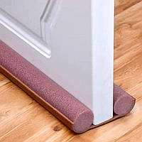 Ущільнювач для дверей гнучкий 93,5x3 см, Марсала (Утеплювач під двері від протягів і пилу)