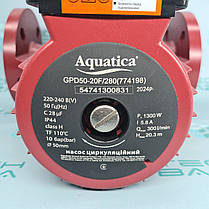 Насос циркуляційний фланцевий AQUATICA 1.3 кВт Hmax 20.3 м Qmax 300л/хв DN50 280мм + відповідь фланець(774198), фото 3