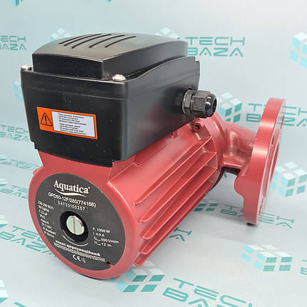 Насос циркуляційний фланцевий AQUATICA 1.0 кВт Hmax 12м Qmax 300л/хв DN50 280мм + відповідь фланець(774168), фото 1