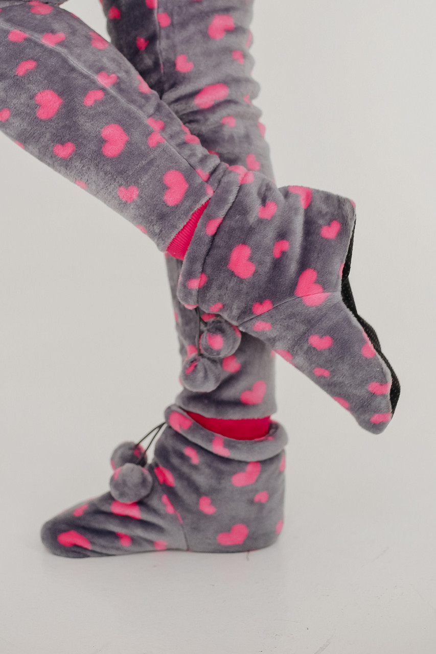 Домашні махрові тапочки - чобітки Привабливі