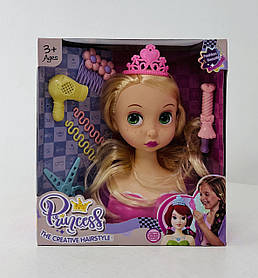 Голова ляльки (манекен) для зачісок з аксесуарами У коробці (LK1713)