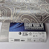 Шпалери вінілові на флізеліні 0.53 × 10.05 м Marburg 56824, коричневі — для спальні, вітальні, коридору, фото 6