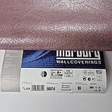 Шпалери вінілові на флізеліні 0.53 × 10.05 м Marburg 56814, світло-бордові — для спальні, вітальні, коридору, фото 6