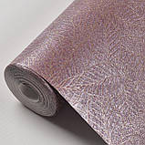 Шпалери вінілові на флізеліні 0.53 × 10.05 м Marburg 56814, світло-бордові — для спальні, вітальні, коридору, фото 3