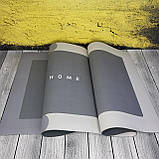 Антиковзний килимок для кухні ванної та туалету 40х120 см Вологий килимок для ванної прямокутний Grey, фото 2