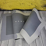 Антиковзний килимок для кухні ванної та туалету 40х120 см Вологий килимок для ванної прямокутний Grey, фото 4