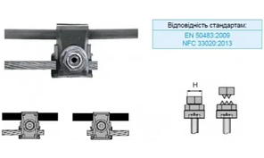 Відгалужувальний затискач TND 151 16-95/6-35AI/FE SICAME, фото 2