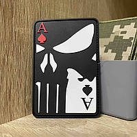 №ПВХ011 Шеврон «Козирний туз" 8*5,5 см