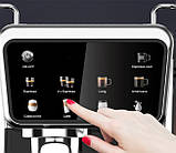 Кавова машина 3в1 з капучинатором Zepline Електрична кавоварка для дому 20 Bar, 8 напоїв, капсули, ESPRESSO COOL, фото 7