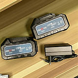 Снігоприбирач аккумуляторний розсіювальний на 2 аккумулятори для прибирання снігу лопата для снігу бездротова, фото 3