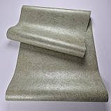 Шпалери вінілові на флізеліні 0.53 × 10.05 м Marburg 56811, оливкові — для спальні, вітальні, коридору, фото 5